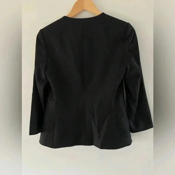 Theory Lindrayia B Wool Blazer size 4 black - Picture 6 of 6